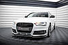 Сплітер Audi A4 B8 Competition тюнінг обвіс губа спідниця елерон (V2), фото 3