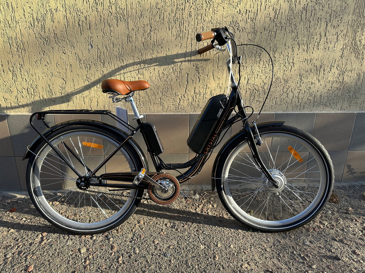 Велосипед з електроприводом 26" ST Dorozhnik eCRYSTAL BH рама-17" 36B 7.5А*г 350Вт чорний 2024