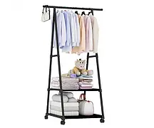 Підлогова пересувна вішалка для одягу The New Coat Rack. Металева стійка для одягу до 20 кг.