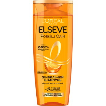 Шампунь для волосся Elseve Розкіш Олій 400 мл, L'Oréal Paris, Арт.57381
