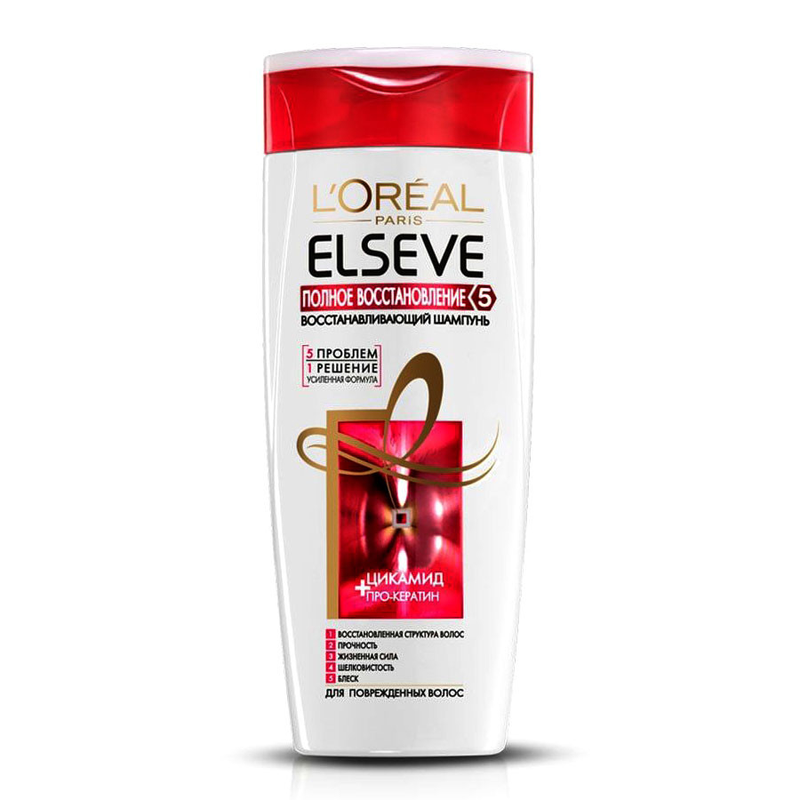 Шапунь для волосся Elseve Повне відновлення 400 мл, L'Oréal Paris, Арт.57386