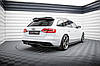 Дифузор Audi A4 B8 S-Line (12-16) тюнінг обважнення спідниця заднього бампера, фото 3