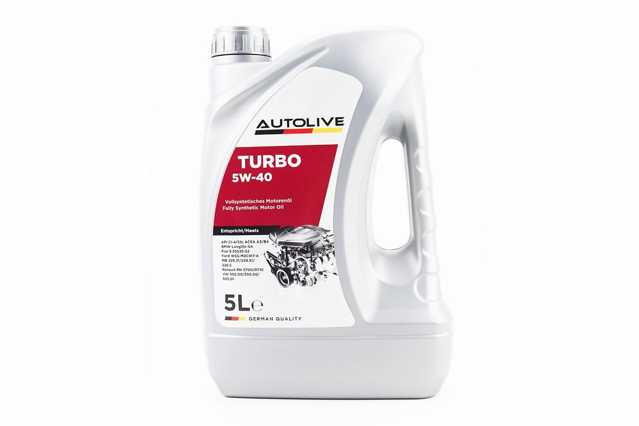 Олива 4T 5W-40 - синтетична дизельна "DIESEL TURBO", 5L, МОТОХІМІЯ, SV-304638