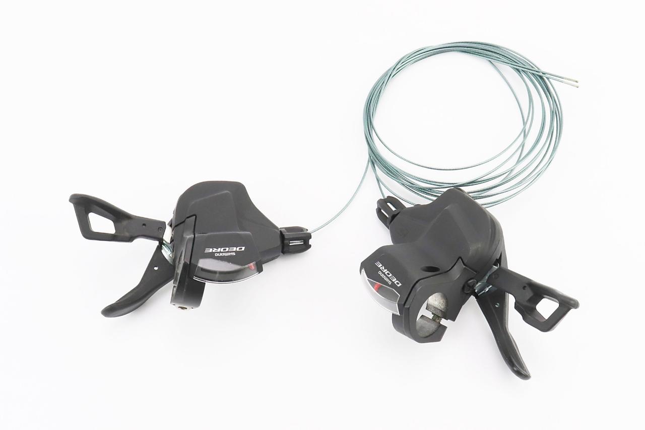 Перемикачі (манетка) 3x10 швидкості, чорні DEORE SL-M6000, ВЕЛОЗАПЧАСТИНИ, SV-404269, фото 1