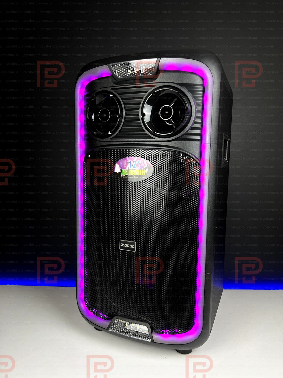 Портативна акустична колонка JBL 60Вт TMG з Bluetooth, підсвічуванням та 2 мікрофонами