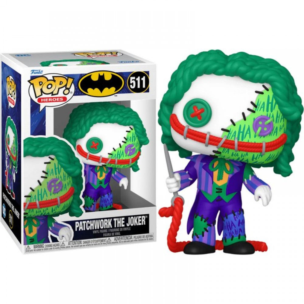 Фігурка Funko Pop Batman - Patchwork The Joker / Фанко Поп Бетмен - Джокер