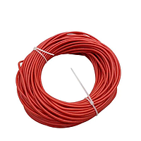 Силіконовий провід 14 AWG, червоний | Теплостійкий електричний силовий кабель