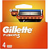 Змінні картриджі, касети для гоління Gillette Fusion 5, 4 шт., фото 3