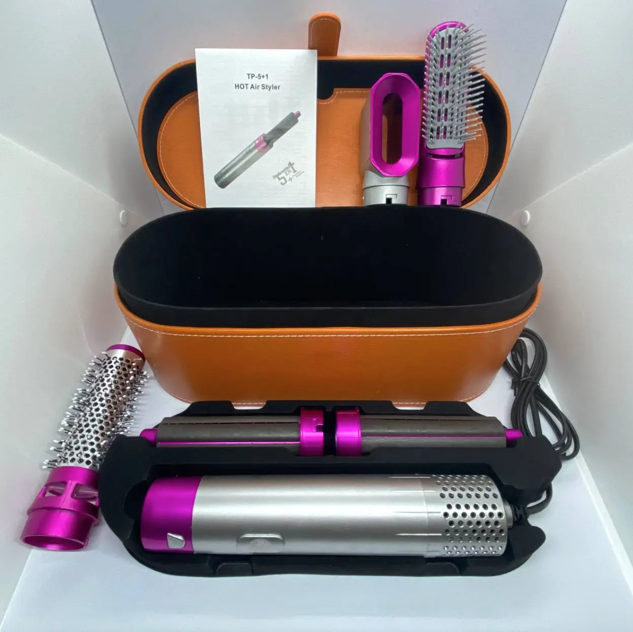 Стайлер для волос 5 в 1 + коробка чехол HAIR BRUSH Dayson BRUS51 ДЛЯ ВСЕХ ТИПОВ ВОЛОС