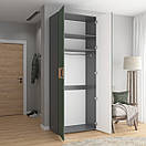 Шафа зі штангою та полицями. Фасад МДФ №4, фото 3