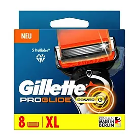 Змінні картриджі для гоління чоловічі Gillette Fusion5 ProGlide Power, 8 шт.