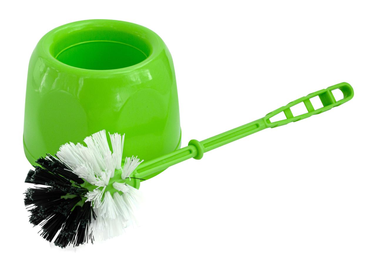 Туалетний йоржик «Куля» з підставкою салатовий (ПП КВВ), фото 1