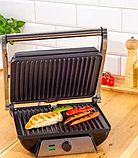 Електричний гриль HOFFEN EG-3174 (2000 Вт, 180 °C, термостат, Польща), фото 10