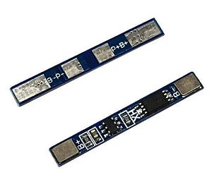 BMS контролер (плата захисту li-ion) 1S 2A, без балансування HX-1S-3038