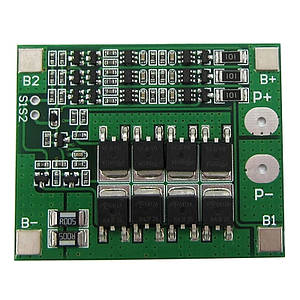 BMS контролер (плата захисту li-ion) 3S 25A HX-3S-FL25-8MOS