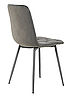 Стілець N-41 велюр темно-сірий / ніжки сірі TM Vetro Mebel, фото 7
