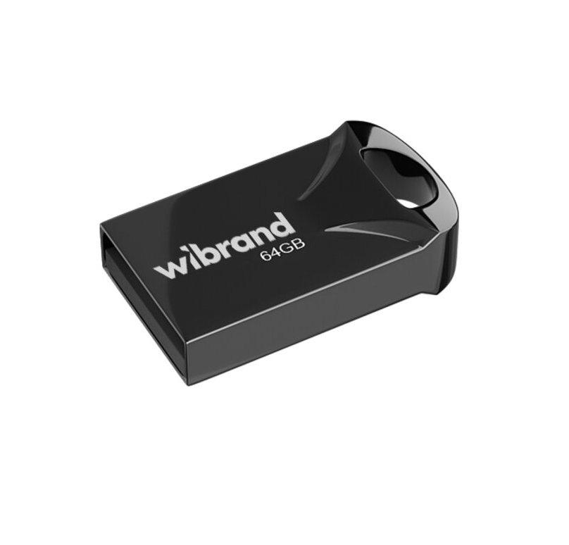 USB флешка Wibrand Hawk 64GB Black (WI2.0/HA64M1B)