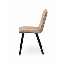Стілець кухонний обідній з мякою спинкою Тетріс металевий Мікс Меблі