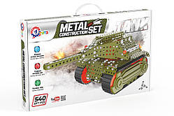 Конструктор металевий "Танк", 540 дет. Технок, 9307
