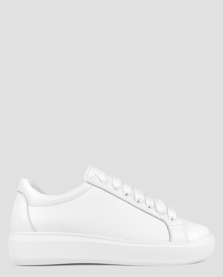 Кеди жіночі білі натуральна шкіра Україна Cliford — розмір 37 (24 см), фото 1