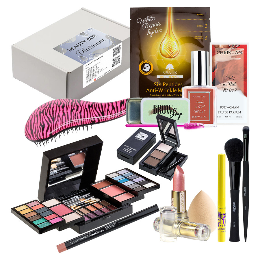 Подарунковий набір для дівчат та жінок BEAUTY BOX PLATINUM 12 в1+ Сумка Шоппер В ПОДАРУНОК, фото 1