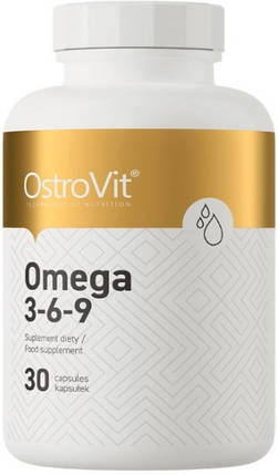 Омега 3-6-9 OstroVit Omega 3-6-9 30 caps, фото 1