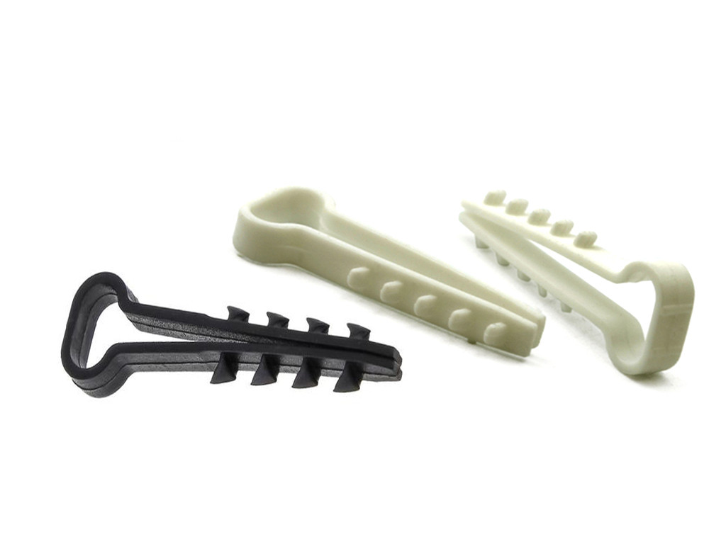 Кріплення для кабелю "ялинка" плоске чорне 3 (12х5мм) чорна (100шт), фото 1