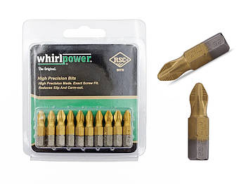 Біта "WhirlPower" РН2х25мм титан (10шт)