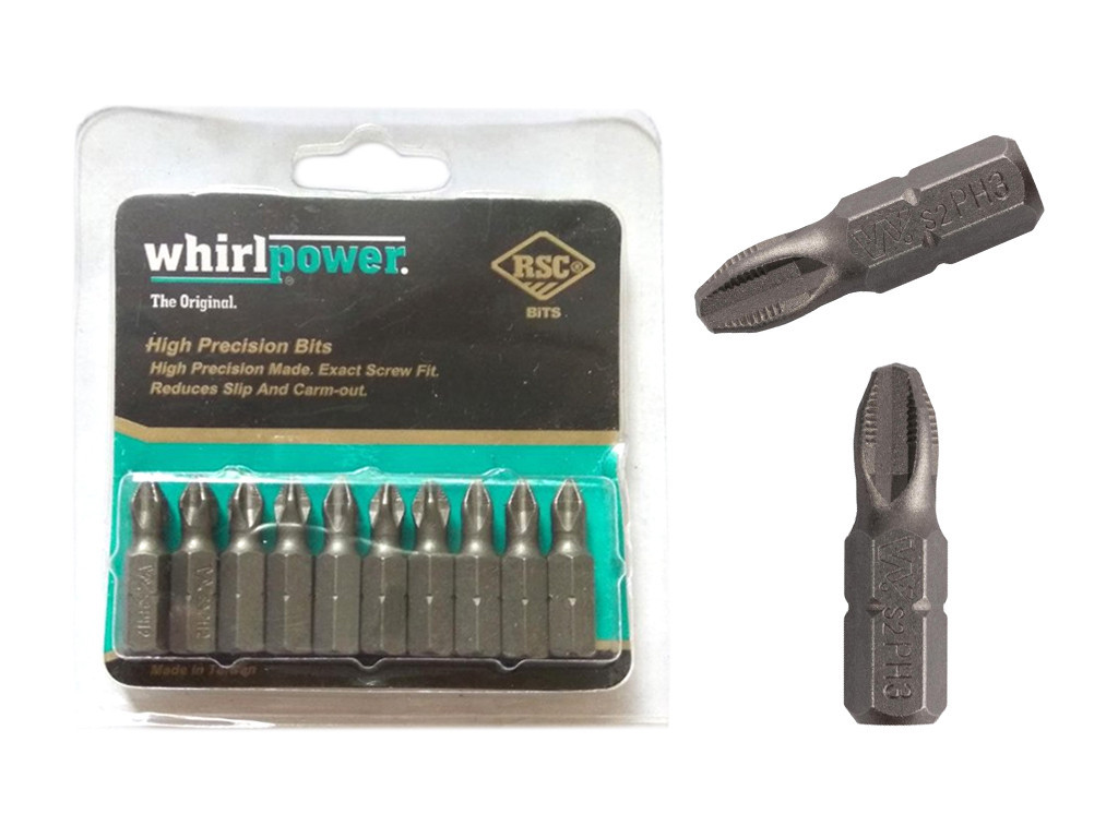 Біта "WhirlPower" РН3х25мм (10шт)