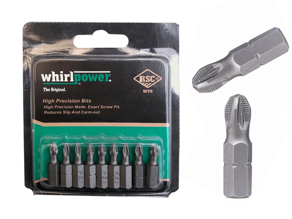 Біта "WhirlPower" PZ3x25мм (10шт), фото 1