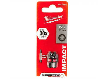 Біта "Milwaukee" PZ2x25мм (2шт)