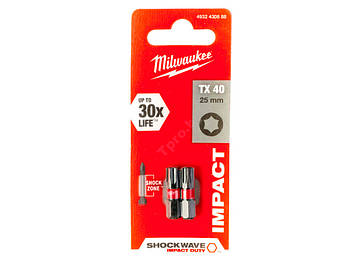 Біта "Milwaukee" Тorx40х25мм (2шт)