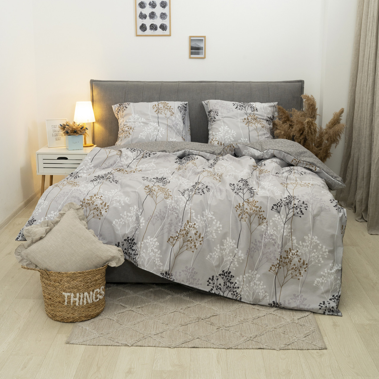 Постільна білизна Isleep Viluta ранфорс з простирадлом на гумці (160*200) — 24265 євро, фото 1