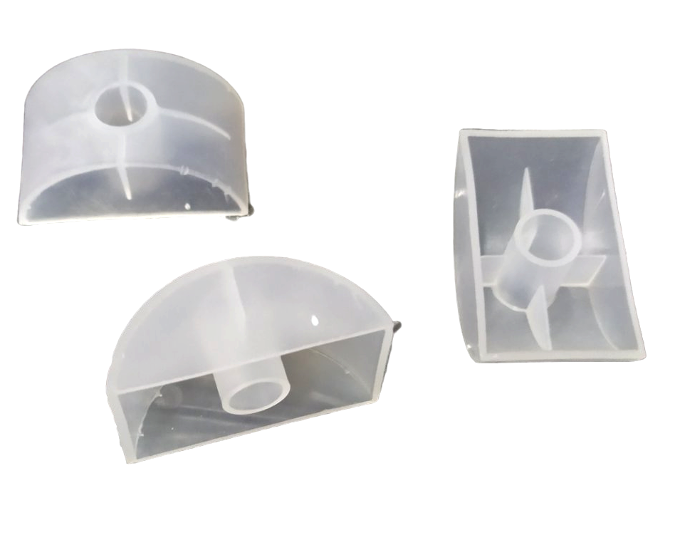 Підставка під хвилю прозорого шиферу 18х25х40 (100шт), фото 1