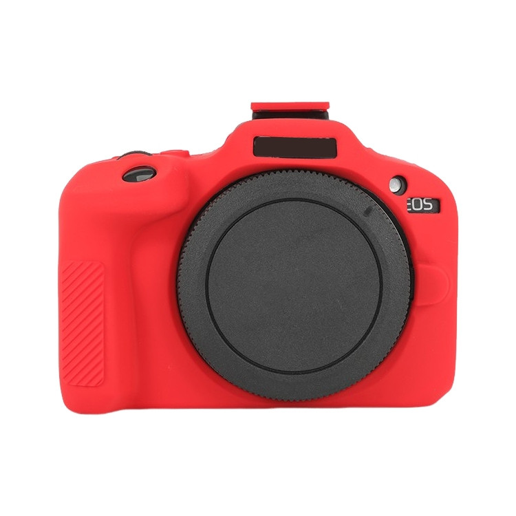 Захисний силіконовий чохол для фотоапаратів Canon EOS R100 — червоний