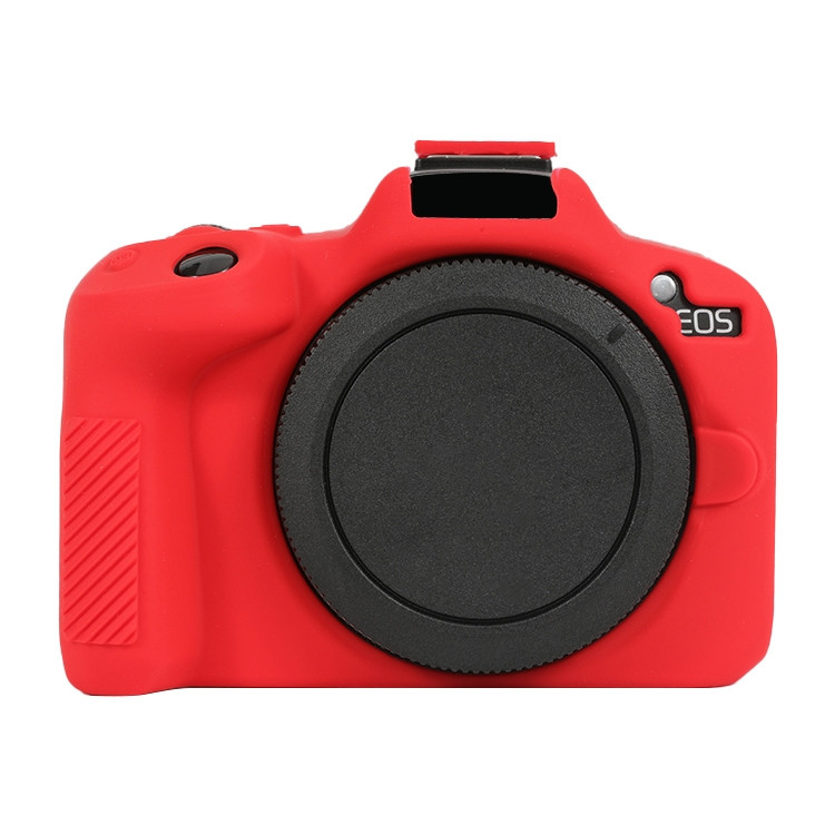 Захисний силіконовий чохол для фотоапаратів Canon EOS R50 — червоний