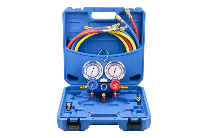 Манометричний колектор 2-вентильний Whicepart CT-636GFH Type 2 (R-22, R-12, R-134a, R-410А), фото 1