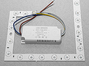 Блок живлення та LED-модуль для світлодіодних люстр 72W Driver+LED-500