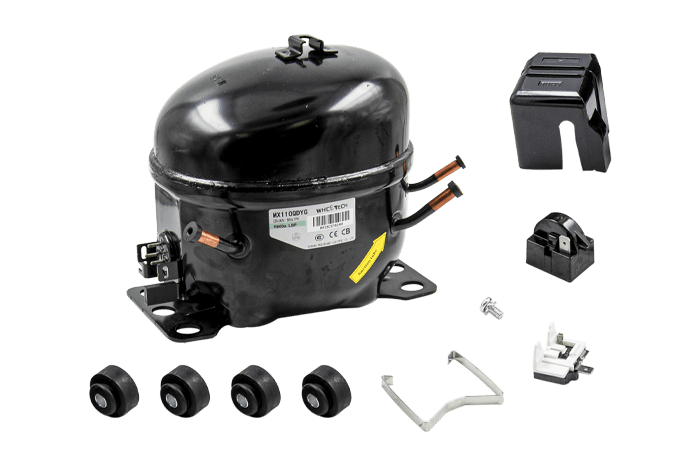 Компресор для холодильника WhiceTech MX110QDYG, 185 Вт (R-600a), фото 1