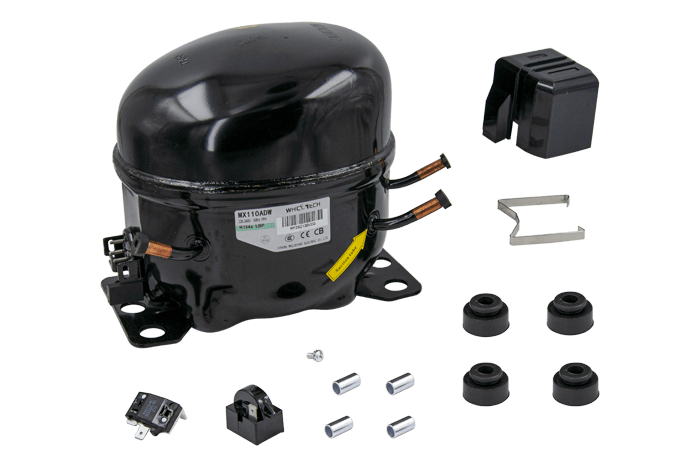 Компресор для холодильника WhiceTech MX110ADW, 240 Вт (R-134a), фото 1