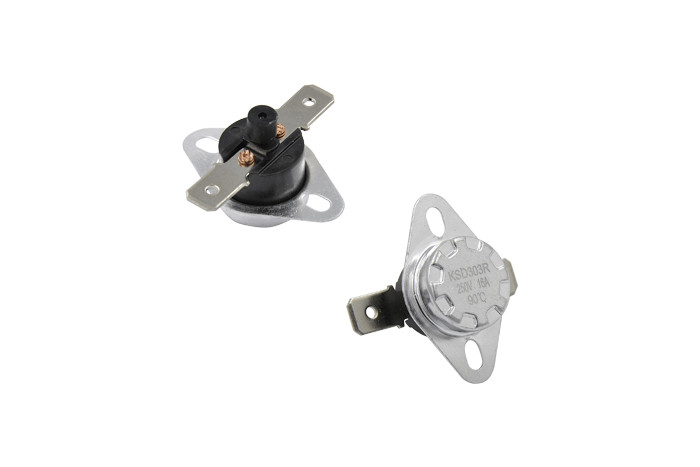 Термостат KSD301, KSD302, KSD303 90°C 16A, з кнопкою, фото 1