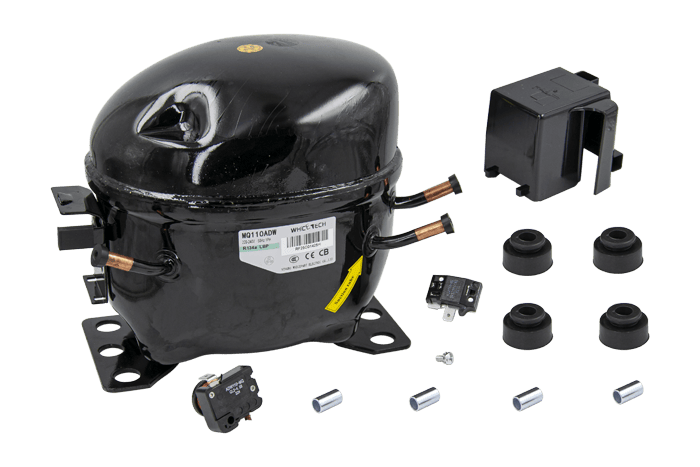 Компресор для холодильника WhiceTech MQ110ADW, 270 Вт (R-134a), фото 1