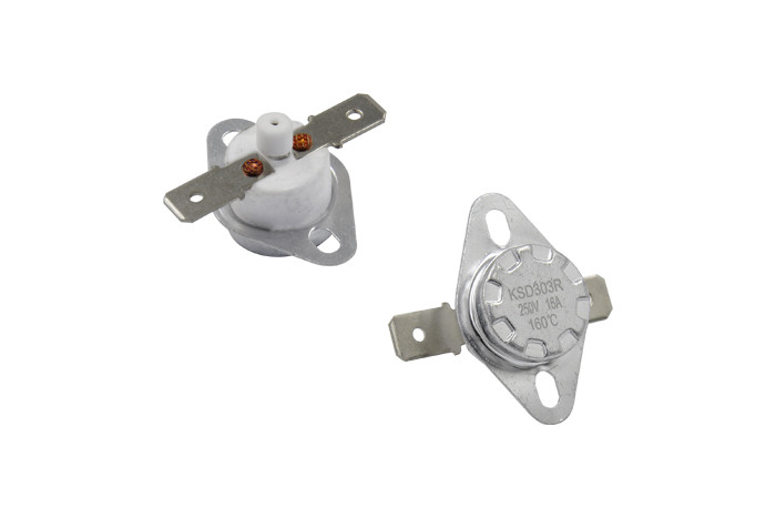Термостат KSD301, KSD302, KSD303 160°C 16A, з кнопкою, фото 1