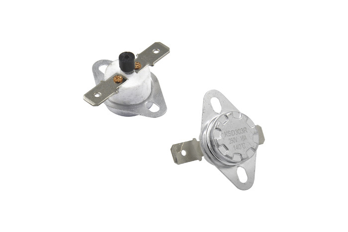 Термостат KSD301, KSD302, KSD303 140°C 16A, з кнопкою, фото 1