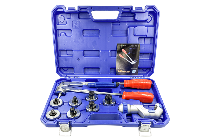 Набір інструментів для вальцювання мідних труб Whicepart DSZH CT-100A (3/8-1 1/8") з труборізом, фото 1