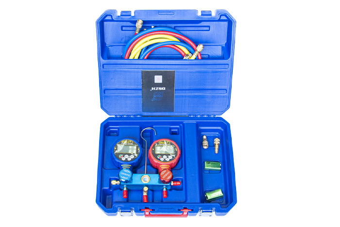 Цифровий манометричний колектор 2-вентильний Whicepart DSZH WK-6882, фото 1