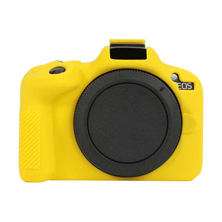 Захисний силіконовий чохол для фотоапаратів Canon EOS R50 — жовтий