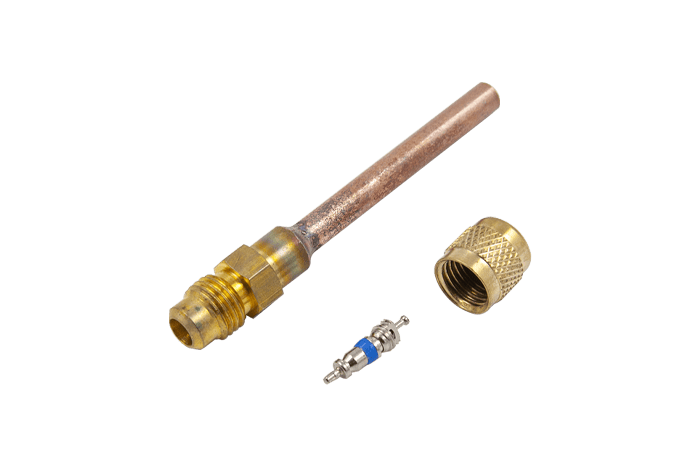 Заправна муфта (клапан) Шредера De.Na AVX, під пайку l=50 мм, фото 1