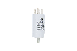 Конденсатор CBB60-E 6.3 мкФ, 450 В, Jyul (клеми + болт)