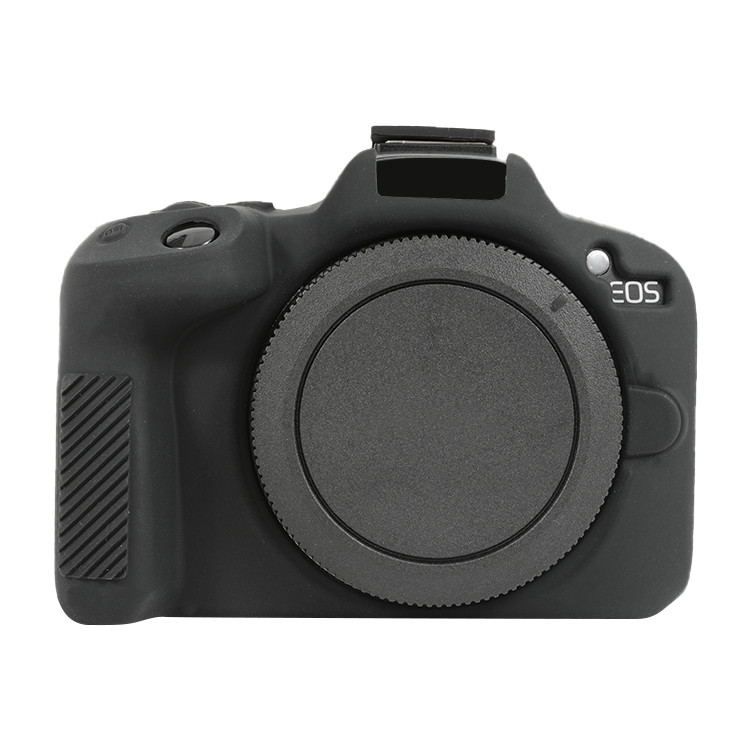 Захисний силіконовий чохол для фотоапаратів Canon EOS R50 — чорний